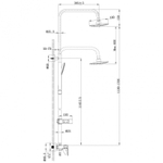 Смеситель для ванны и душа Lemark Tropic - LM7002BL