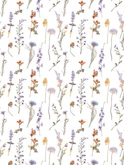 Наволочка комплект 2шт перкаль Сказка "Флора" 40x60 см на молнии