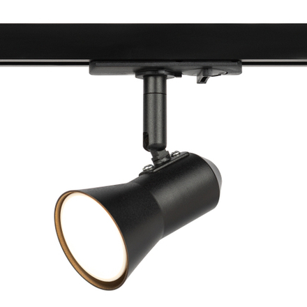 Трековый светильник однофазный ЭРА TR37-GU10 BK под лампу GU10 черный
