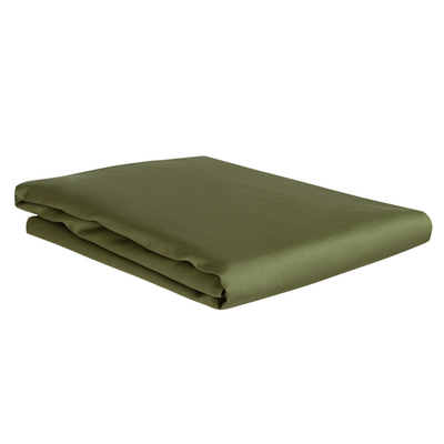 Простыня из сатина оливкового цвета из коллекции wild, 180х270 см