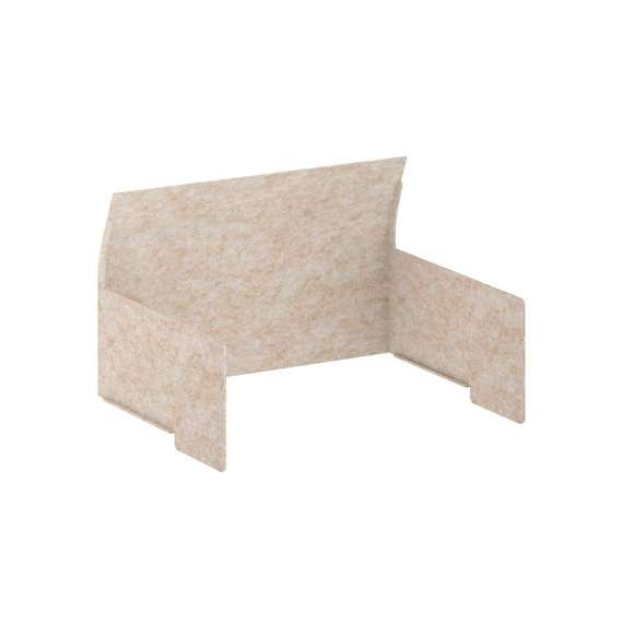 AcustiX Кабина настольная на стол L600 VE.KB4-158.6 Крем-брюле 1580*1000*1100