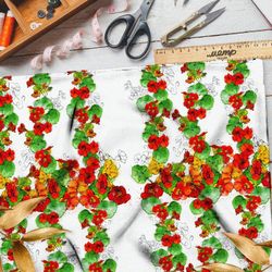 Ткань флис переплетение цветов