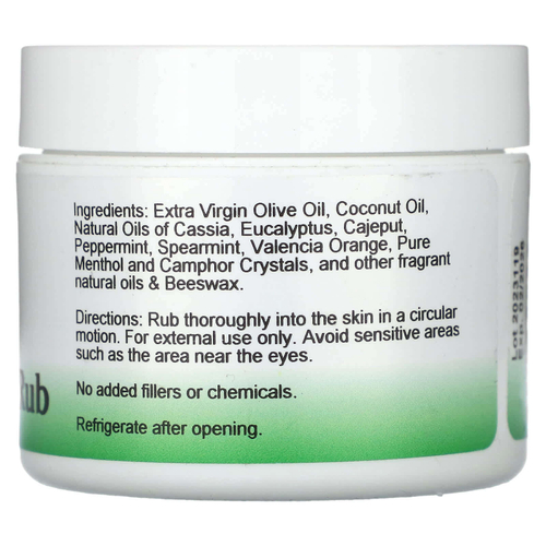 Christopher's Original Formulas, Sen Sei Menthol Rub, 59 мл (2 жидк. унц.)