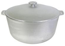 Казан Гардарика алюминиевый с крышкой 1001К, 10 л