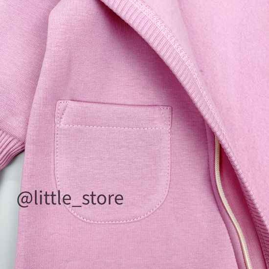 Комбинезон "Simple" из футера с начесом, Сахарная вата