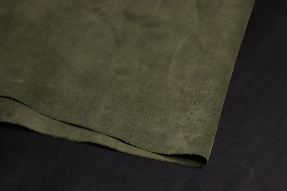 1,1-1,3 Кожа Подкладочная Франт (Велюр КРС) Малахит