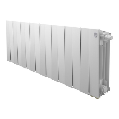 Радиатор биметаллический Royal Thermo PianoForte 300 Bianco Traffico 16 секций VDR (нижнее правое подключение)