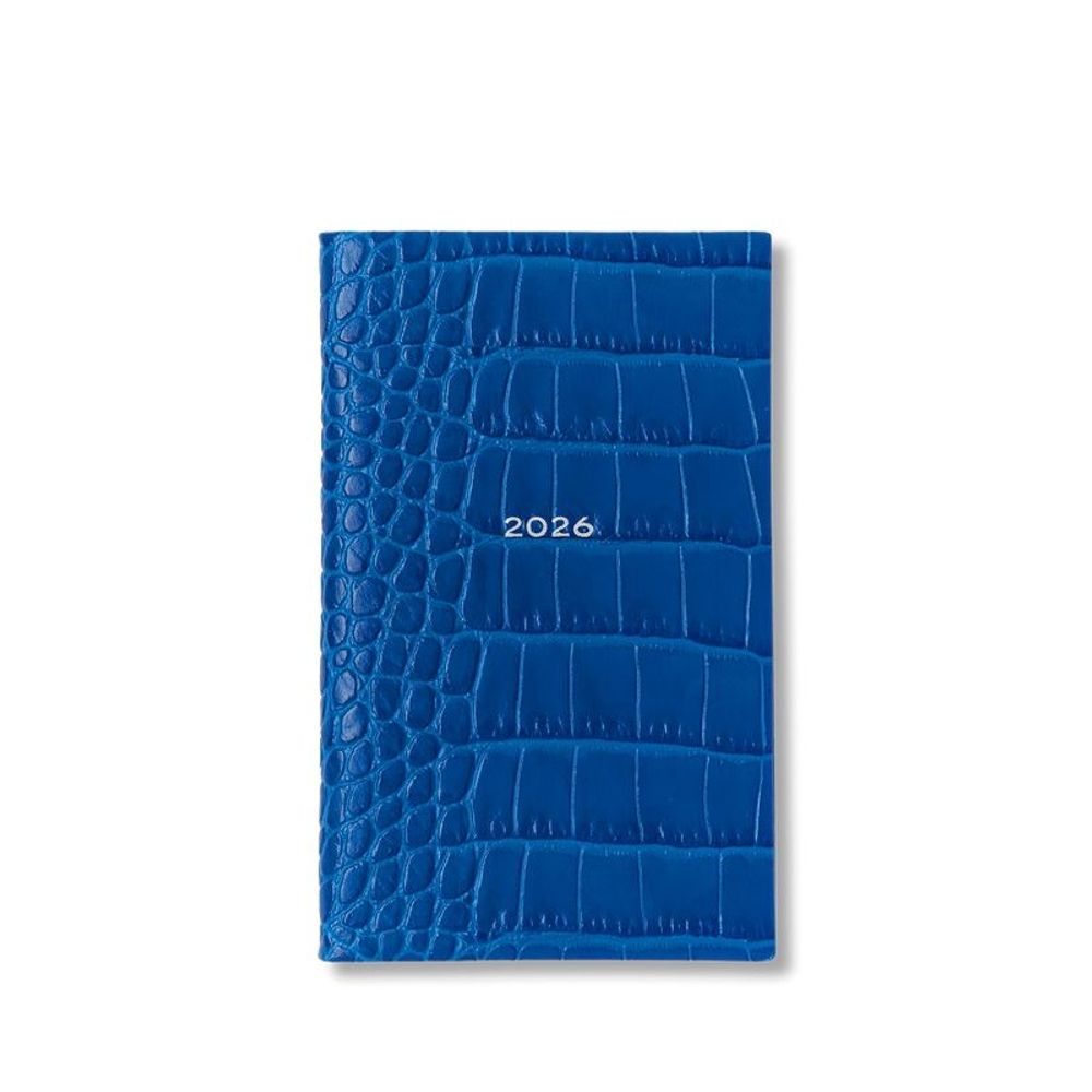 Smythson Ежедневник 2026 Panama Weekly Diary in Mara, Navy