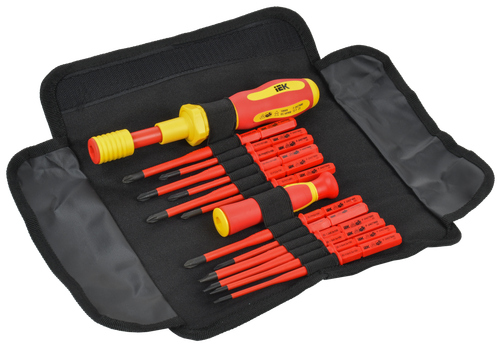 ARMA2L 5 Набор динамометрической отвертки со сменными жалами SLIM Т2 14шт IEK