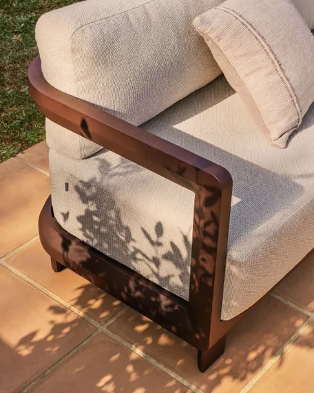 Комплект садовой мебели Nerano из коричневого алюминия