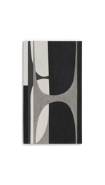 Абстрактная черно-белая картина Onure, 80 x 100 см