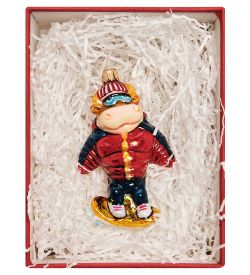 БФ-930 Фигурка подвесная «Бык сноубордист»