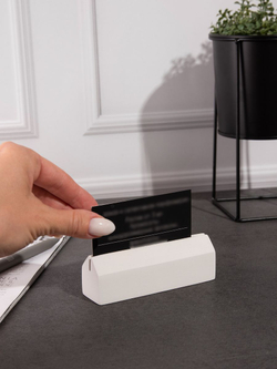 Ценникодержатель из гипса / Прямоугольный / Набор 3штуки