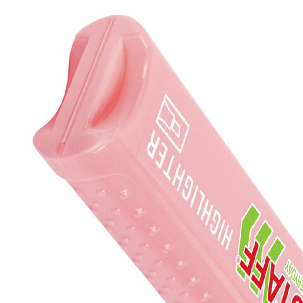 Текстовыделитель STAFF "EVERYDAY HL-707", ПАСТЕЛЬНЫЙ РОЗОВЫЙ, линия 1-5 мм, скошенный наконечник, 152545