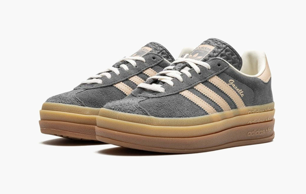 Adidas Gazelle Bold WMNS "Grey Magic Beige Gum"