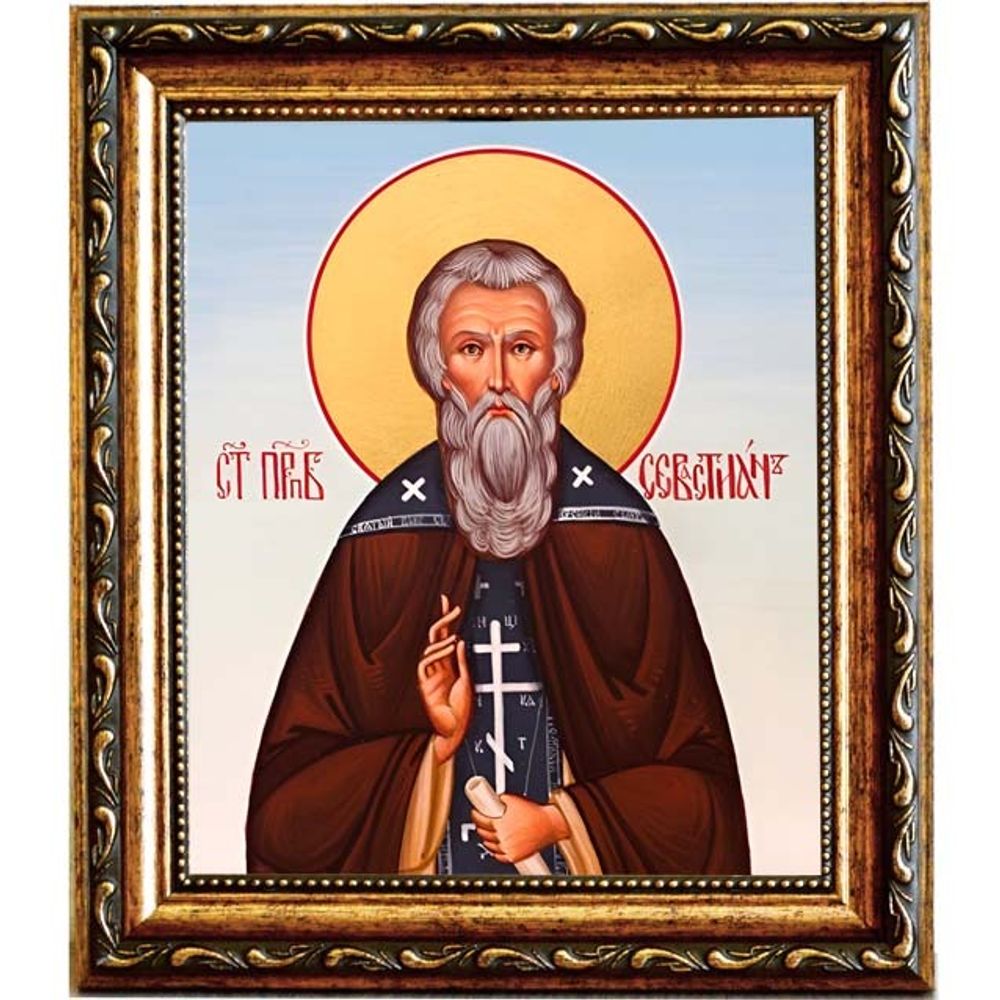 Севастиан Сохотский, Пошехонский преподобный. Икона на холсте.