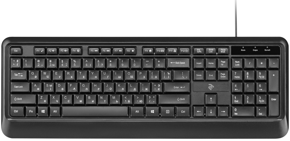 КЛАВИАТУРА 2E KS130 USB BLACK