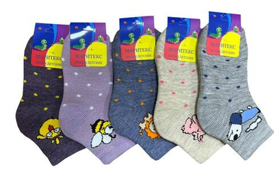 Носки детские КW208 р.14 в ассорт. (Маритекс), 1 шт.