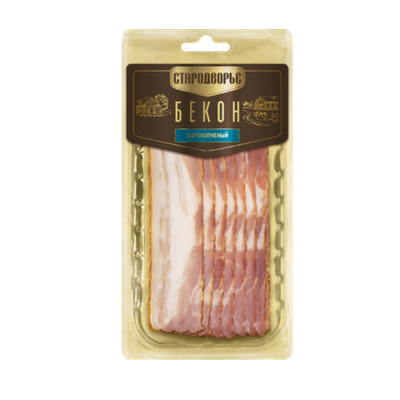 Бекон сырокопченый нарезка, Стародворье, 120г