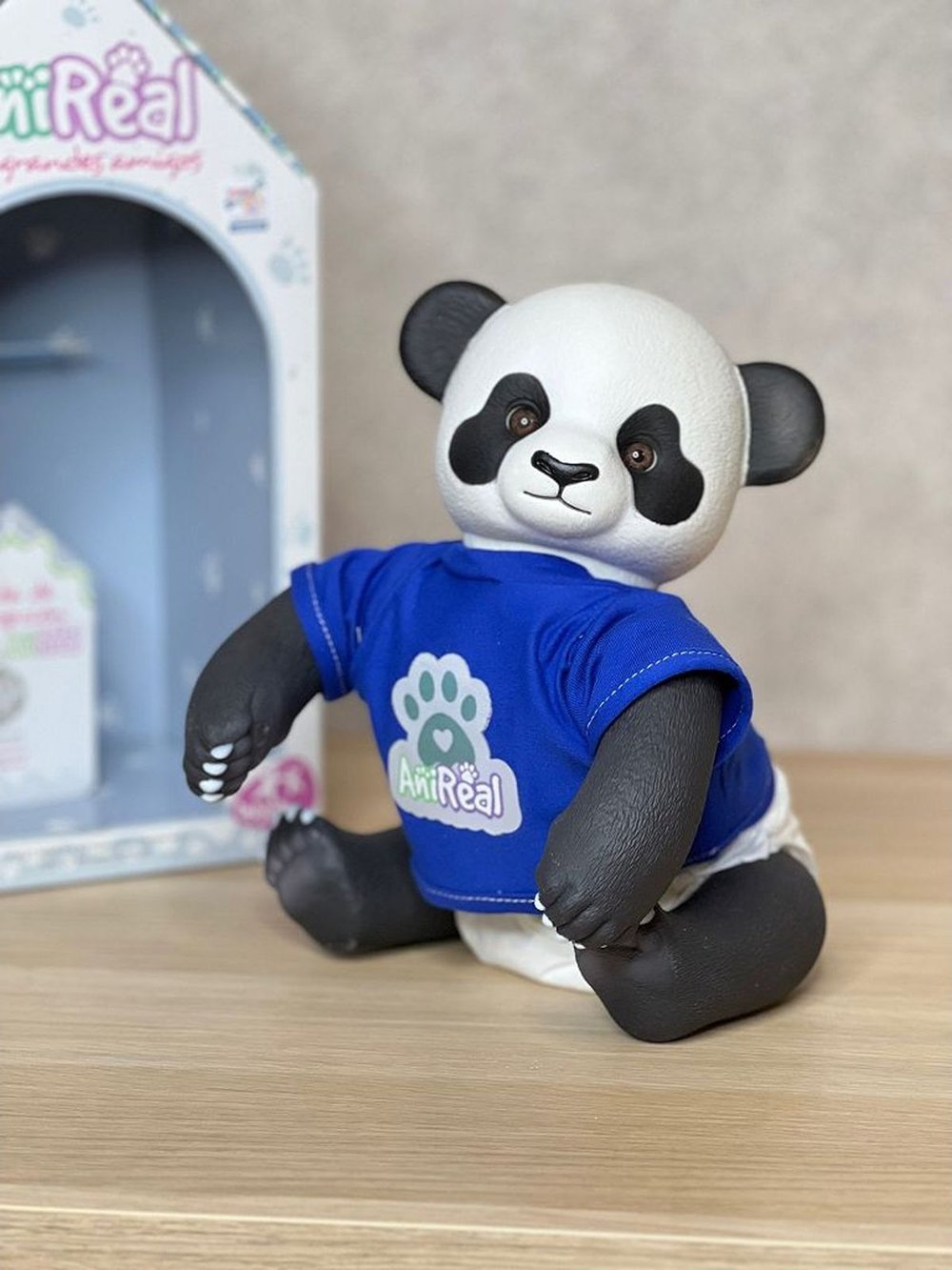 Игрушка мягконабивная 35см AniReal Панда (60106)