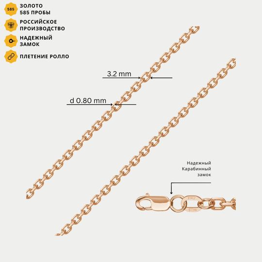 Цепь золотая