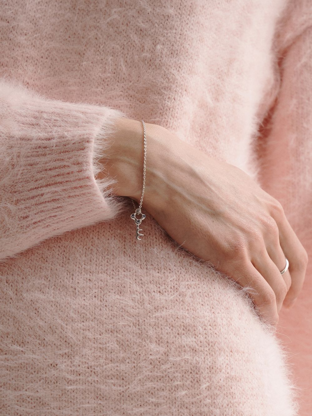 Подвеска Ключик на шнурке