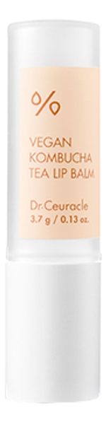 DR. CEURACLE Веганский бальзам для губ с чаем комбуча - Vegan Kombucha Tea Lip Balm. 3,7г