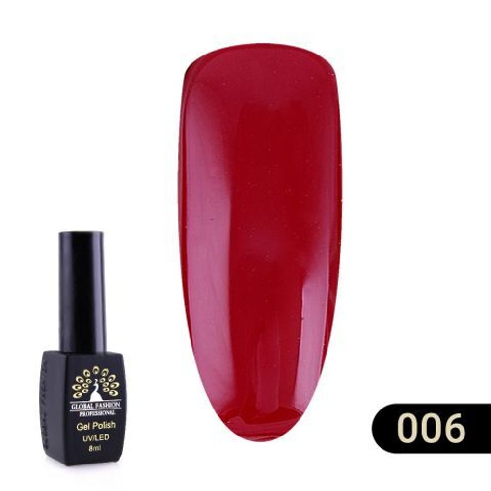 Гель лак BLACK ELITE 006, Global Fashion 8 мл