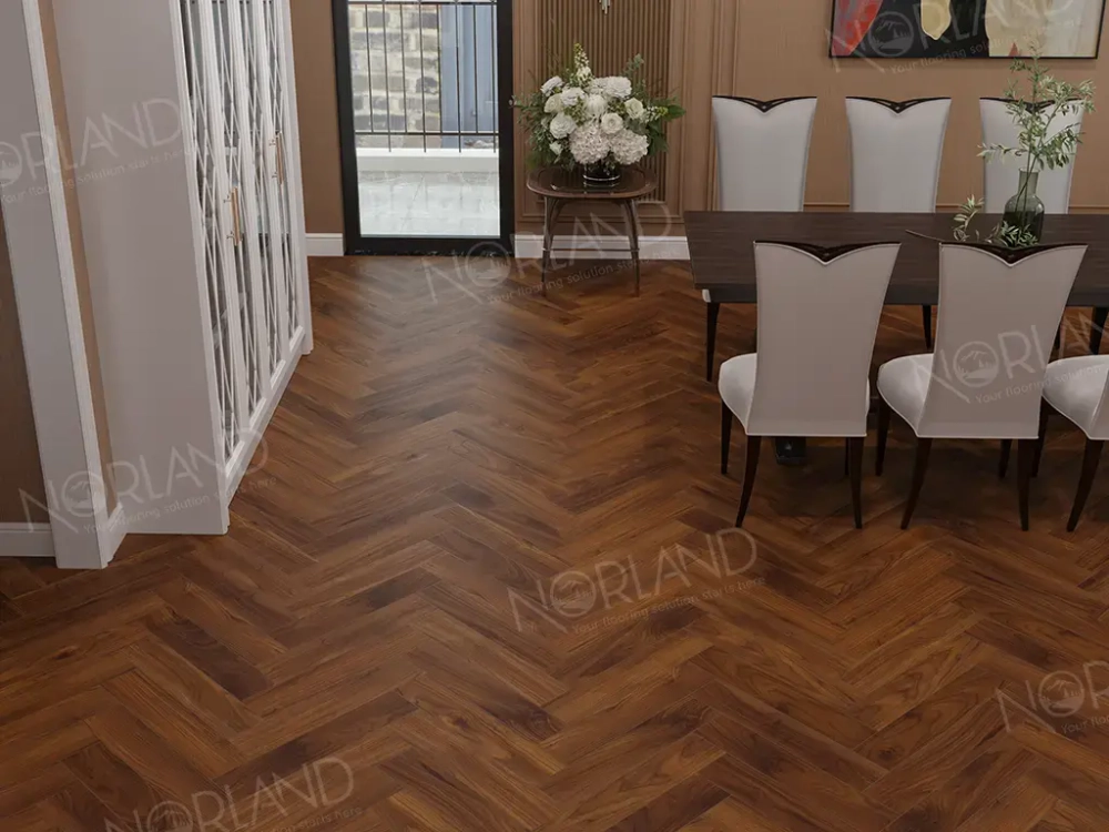 Ламинат Norland Herringbone Elegant Орех Кипр LF303-19