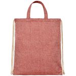 Рюкзак со шнурком Pheebs из 210 г/м² переработанного хлопка