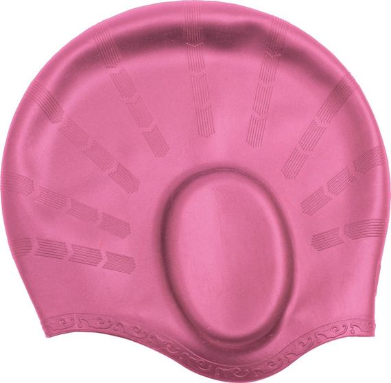 Шапочка для плавания с отсеками для ушей Cressi Silicone Ear Cap розовая
