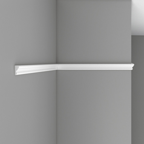 Молдинг гладкий Decomaster 97124F гибкий 33х15х2400мм