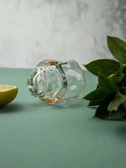 Набор изогнутых шотов, 60 мл, 6 шт. с золотой каймой