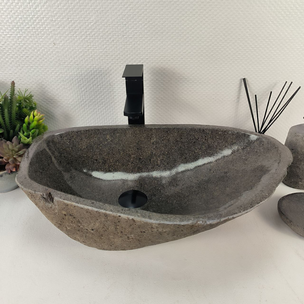 Раковина из речного камня RS-65169 58*36*15 0857