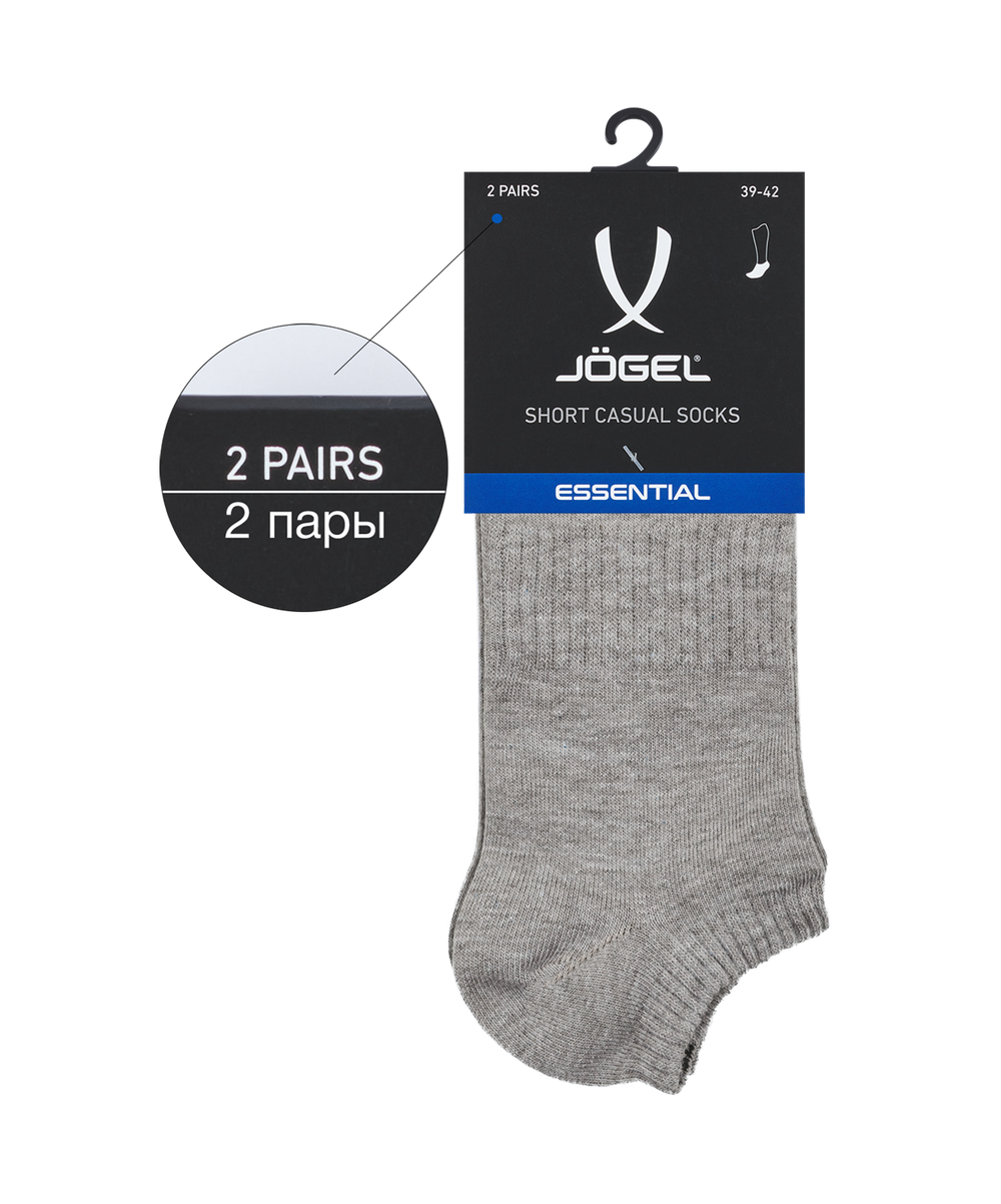 Носки низкие ESSENTIAL Short Casual Socks, меланжевый