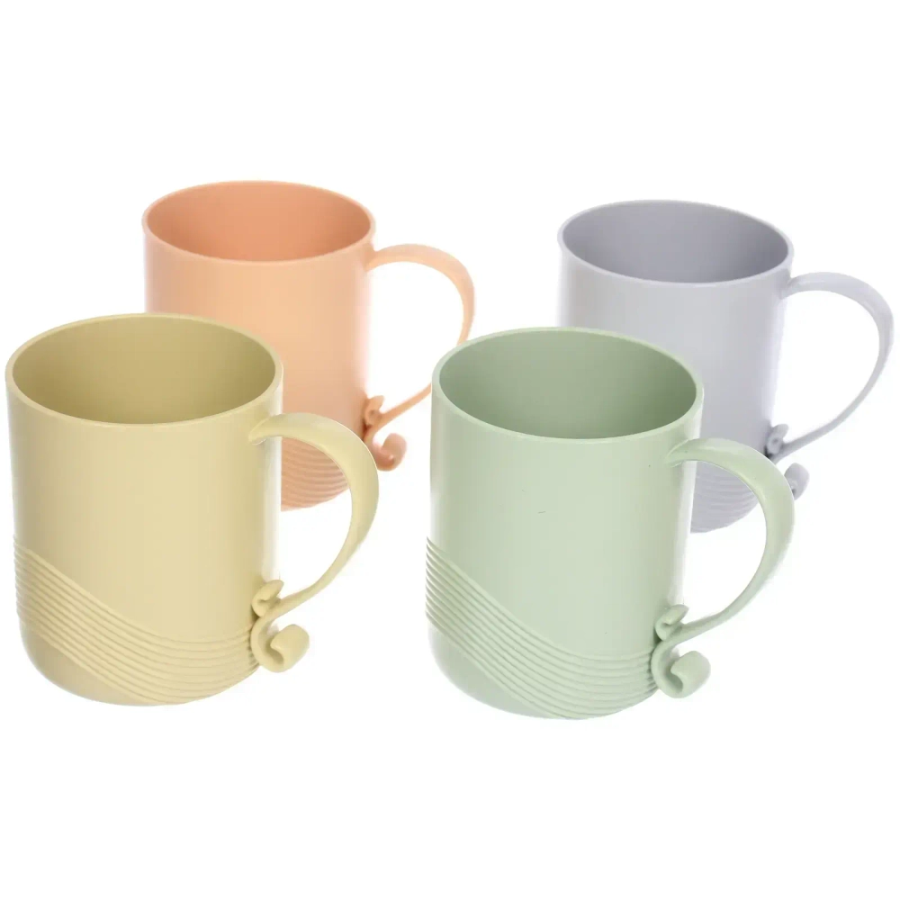 Кружка пластиковая 520мл «Волна», микс цветов