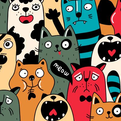 Толпа котов