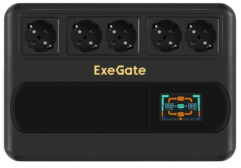 Источник бесперебойного питания  Exegate NEO Smart BU-800.LCD.AVR.5SH