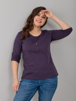 Лонгслив ЛНк-005/баклажан