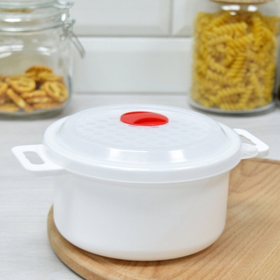 Емкость для холодильника и СВЧ 0,9л, цвет в ассортименте