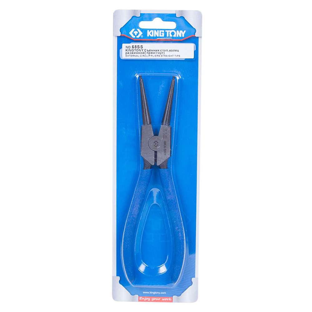 KING TONY (68SS-10) Съемник для стопорных колец 250 мм, прямые, разжатие