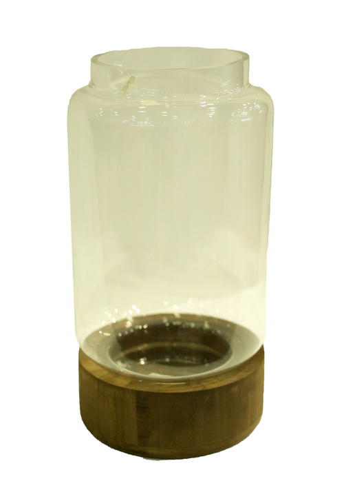 ВАЗА БАНКА БАШНЯ ДЕРЕВЯННАЯ ПОДСТАВКА БОЛ