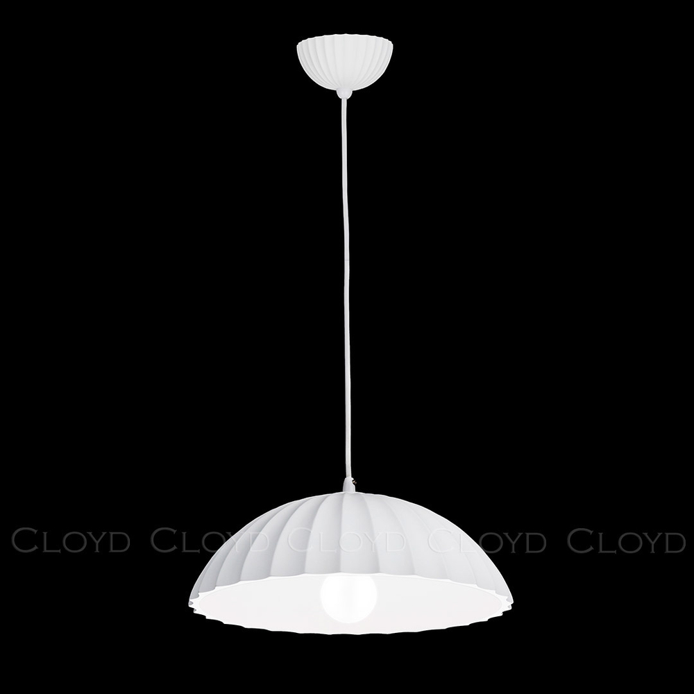 Подвесной светильник Cloyd ATTICA P1 / Ø35 см - белый (арт.12349)