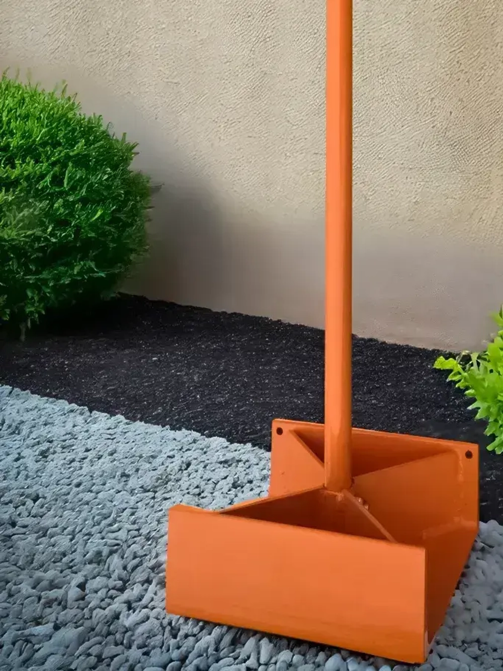 Трамбовка ручная 240х240 разборная для уплотнения асфальта, грунта, песка, щебня. ТМ-24