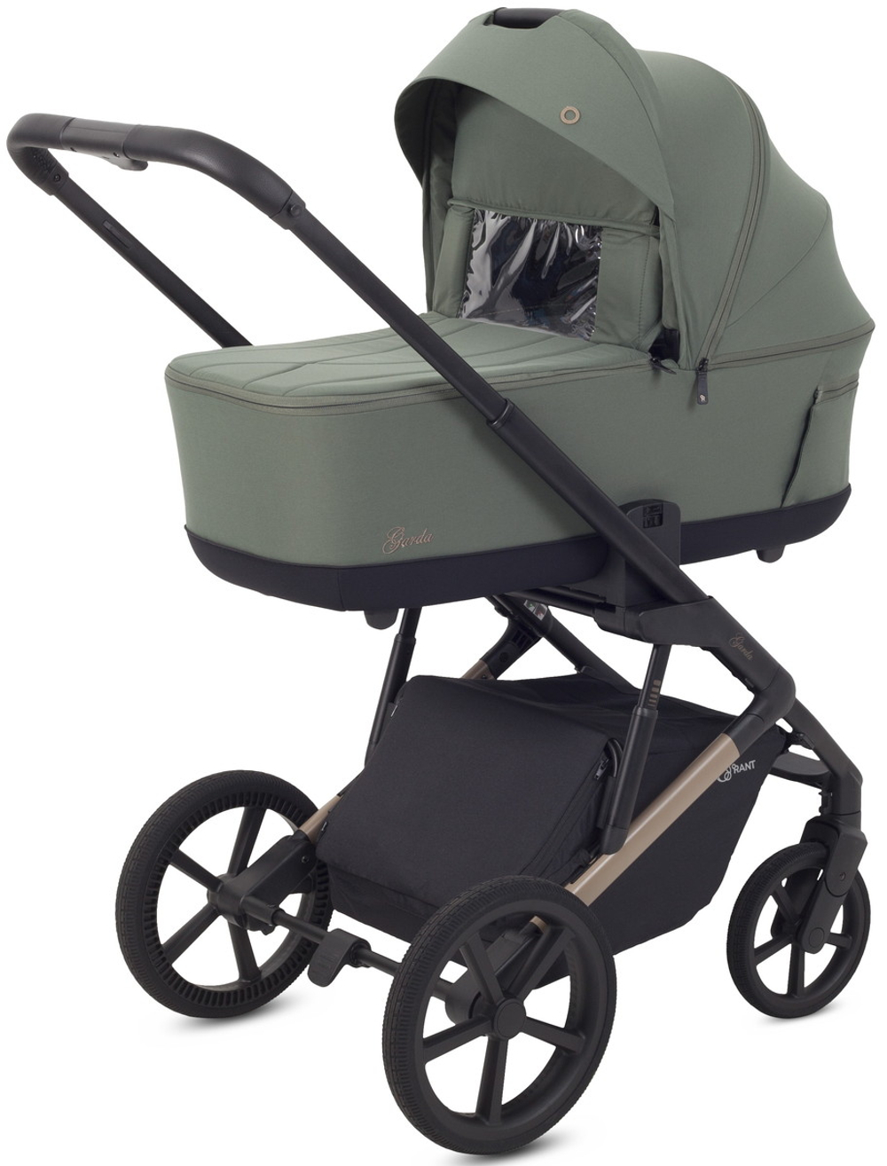 Детская коляска Rant Garda 3 в 1 с автокреслом Evomax Grey Olive