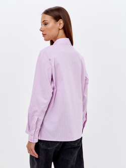 Рубашка с декоративным, откидным воротником