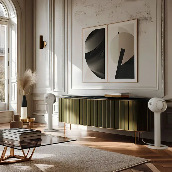 Стойка Devialet Tree Phantom Ultimate 108 dB Light Pearl, светлый жемчуг