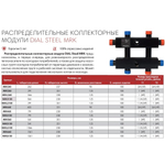 Модуль распределительный коллекторный DIAL STEEL MRK L 3х60