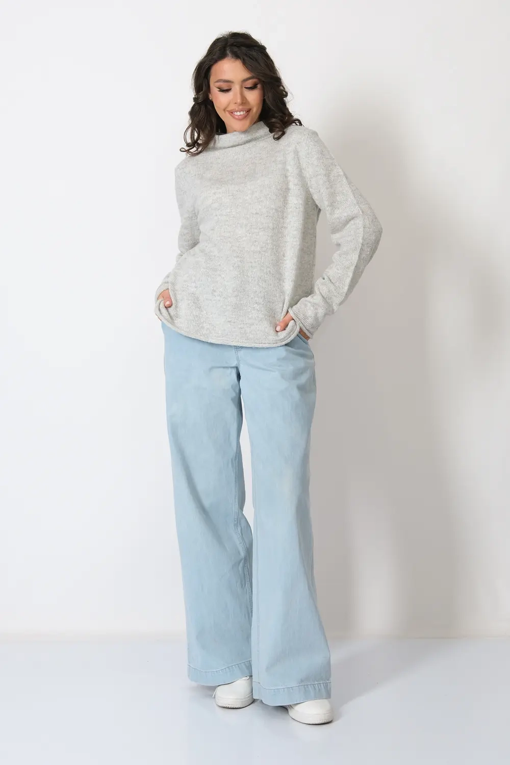 Джемпер Д 3113/серый