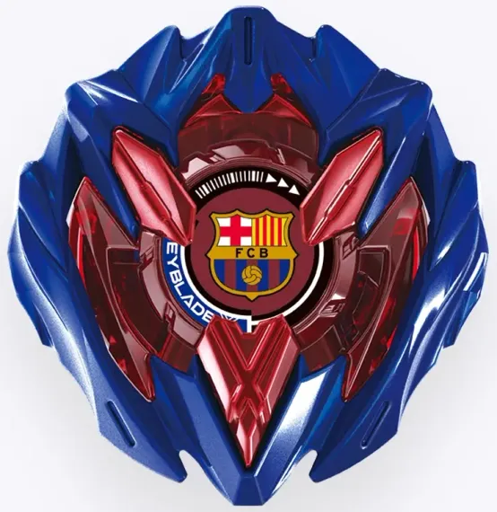 Волчок и запускатель DranBuster 1-60A (Metal Coat: Blue FC Barcelona Ver.). UX00 от Takara Tomy